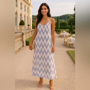 American Eagle Maxi Slip Dress TieDye Boho Beach Lightweight Spring Summer